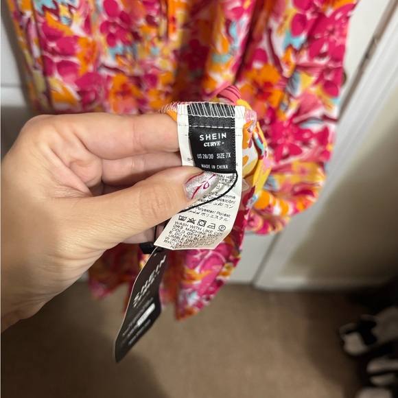 Floral Puff Sleeve Dress by SHEIN - Picture 3 of 5